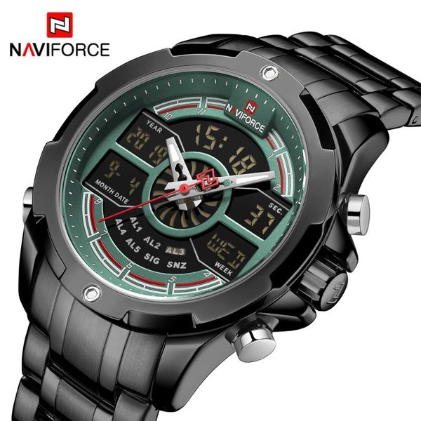 wristwatches naviforce brand men watches stainless steel quartz watch chronograph military clock sport wrist relogio masculino, Slivery;brown
wristwatches naviforce brand men watches stainless steel quartz watch chronograph military clock sport wrist relogio masculino, Slivery;brown