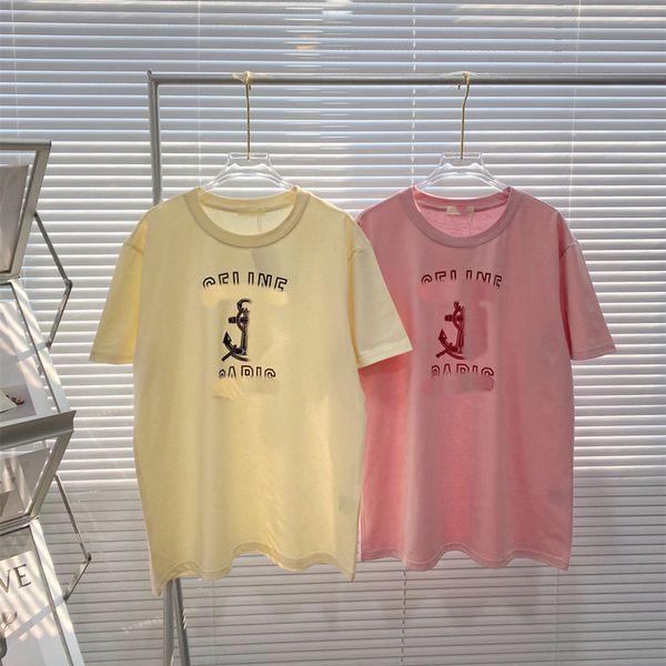 2021 summer new anchor flocked round neck t-shirt women's urban leisure simple short sleeve top, White
2021 summer new anchor flocked round neck t-shirt women's urban leisure simple short sleeve top, White