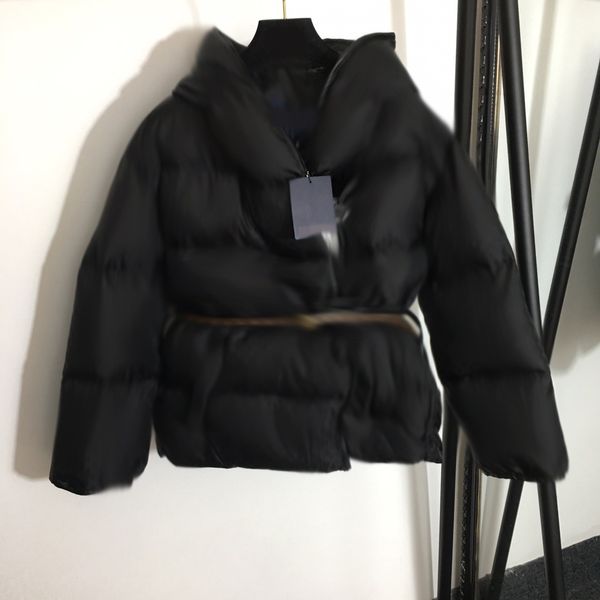 women's down jacket new letter jacquard waist long-sleeved hooded bread jacket, warm down jacket coat #, Black
women's down jacket new letter jacquard waist long-sleeved hooded bread jacket, warm down jacket coat #, Black