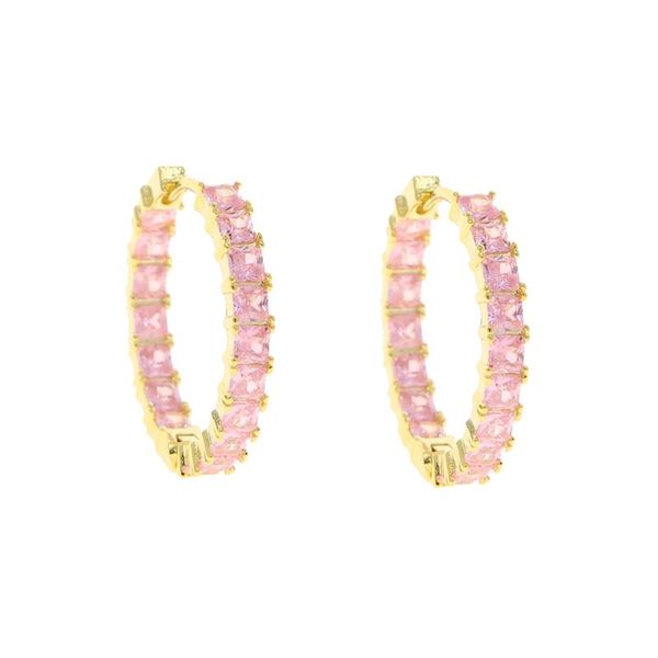 hoop & huggie sweet pink cubic zirconia gold plated engagement party earring jewelry large round crystal huggies earrings for women, Golden;silver
hoop & huggie sweet pink cubic zirconia gold plated engagement party earring jewelry large round crystal huggies earrings for women, Golden;silver