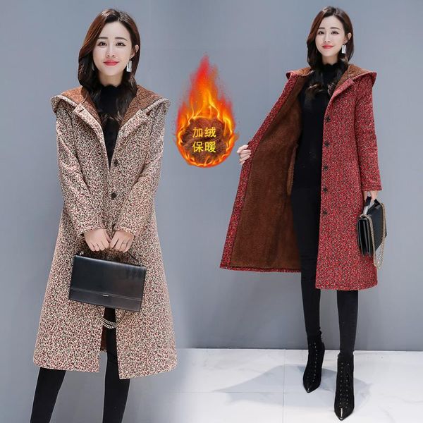 women's trench coats cotton linen windbreaker winter national style overcoat floral thickened retro hooded coat, Tan;black
women's trench coats cotton linen windbreaker winter national style overcoat floral thickened retro hooded coat, Tan;black