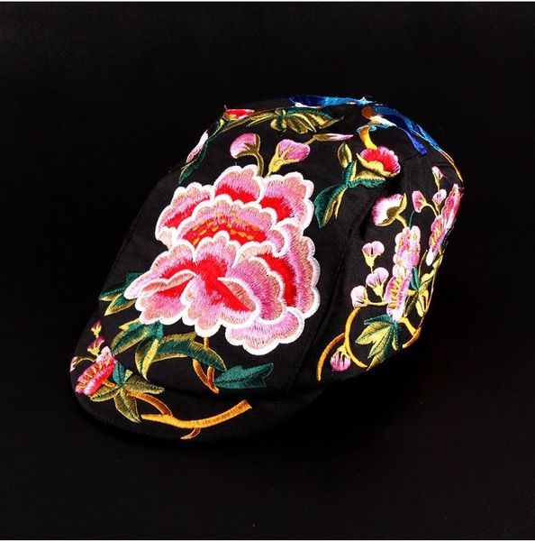 yunnan ethnic style yang liping same embroidered hat leisure duck tongue four seasons travel lady, Blue;gray
yunnan ethnic style yang liping same embroidered hat leisure duck tongue four seasons travel lady, Blue;gray