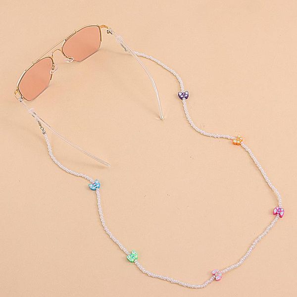 sunglasses frames white strand beaded mask chain polymer clay butterfly spacer lanyard necklace eyeglasses strap, Silver
sunglasses frames white strand beaded mask chain polymer clay butterfly spacer lanyard necklace eyeglasses strap, Silver