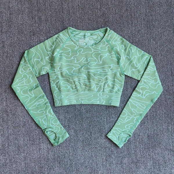 sportswear running t-shirts yoga-vital seamless yoga shirt women fitness camouflage long sleeve workout gym clothes outfit
sportswear running t-shirts yoga-vital seamless yoga shirt women fitness camouflage long sleeve workout gym clothes outfit