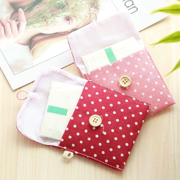 portable tampon storage bag polka dot cotton linen sanitary pad pouch aunt towel jewelry organizer case bags
portable tampon storage bag polka dot cotton linen sanitary pad pouch aunt towel jewelry organizer case bags