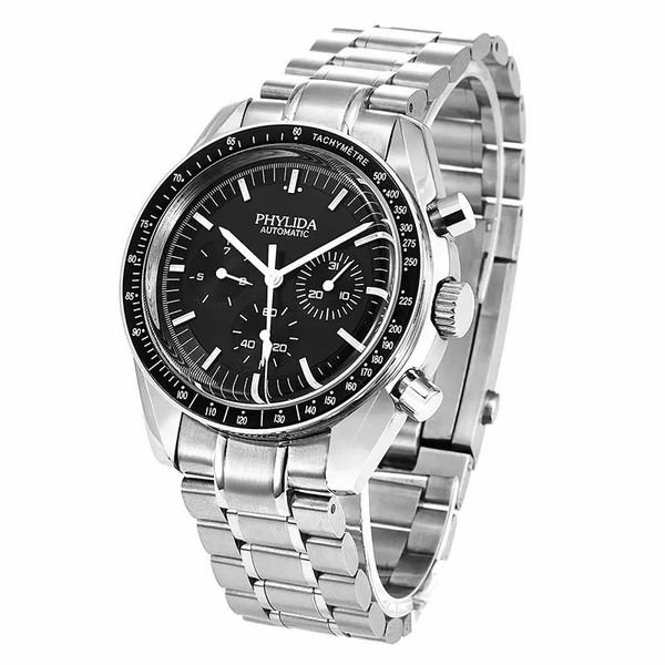 wristwatches phylida sport men's watch 40mm lblack dial with date automatic movement wristwatch speed racing classic solid stainless st, Slivery;brown
wristwatches phylida sport men's watch 40mm lblack dial with date automatic movement wristwatch speed racing classic solid stainless st, Slivery;brown