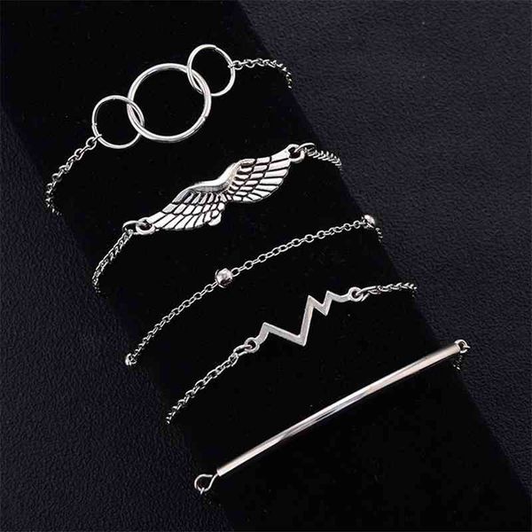 yb ecg wing hand decoration net red simple beaded round tube circle 5 piece suit bracelet, Black
yb ecg wing hand decoration net red simple beaded round tube circle 5 piece suit bracelet, Black