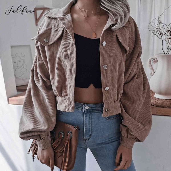 coats and jackets women loose casual black ladies corduroy button up autumn winter cropped short clothes outerwear fashion 210415, Black;brown
coats and jackets women loose casual black ladies corduroy button up autumn winter cropped short clothes outerwear fashion 210415, Black;brown