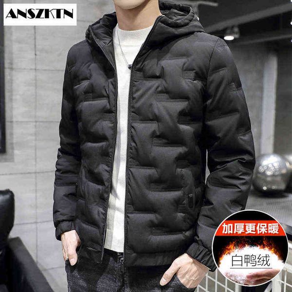 anszktn new style down jacket men's fashion brand 2020 new trendy handsome light short winter thickened coat y1103, Black
anszktn new style down jacket men's fashion brand 2020 new trendy handsome light short winter thickened coat y1103, Black