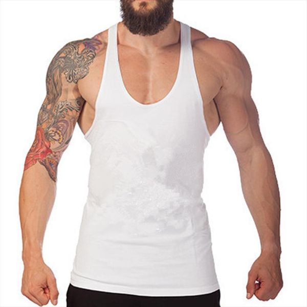 tank men solid color sleeveless fitness bodybuilding muscle vest undershirt mens clothing, White;black
tank men solid color sleeveless fitness bodybuilding muscle vest undershirt mens clothing, White;black