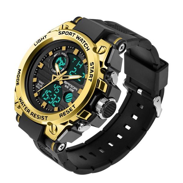 wristwatches sanda brand fashion men's digital outdoor sports watch swaterproof male quartz watches relogios masculinos, Slivery;brown
wristwatches sanda brand fashion men's digital outdoor sports watch swaterproof male quartz watches relogios masculinos, Slivery;brown