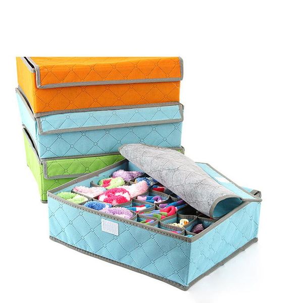 storage drawers multi-grid socks organizer box for underwear bra dividers organizador non-woven closet organizers under clothing
storage drawers multi-grid socks organizer box for underwear bra dividers organizador non-woven closet organizers under clothing
