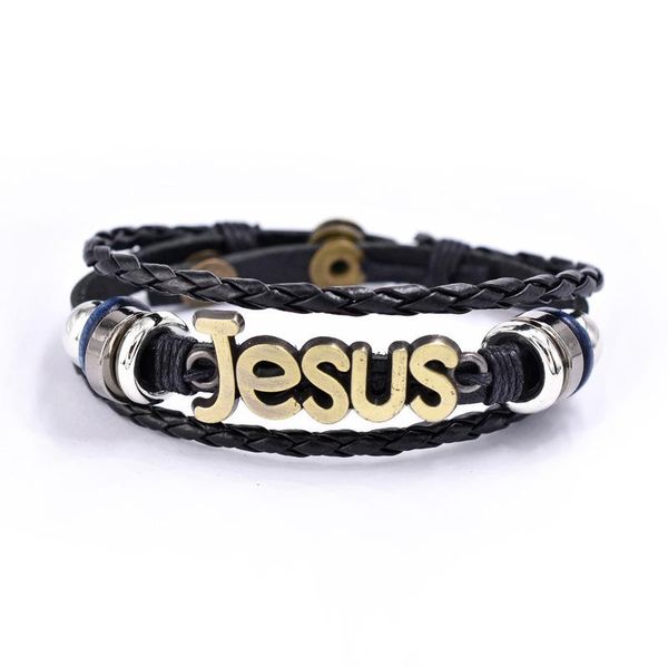 charm bracelets vintage jesus bracelet metal men bangle goth jewelry leather christian religion men's fashion gift accessories, Golden;silver
charm bracelets vintage jesus bracelet metal men bangle goth jewelry leather christian religion men's fashion gift accessories, Golden;silver