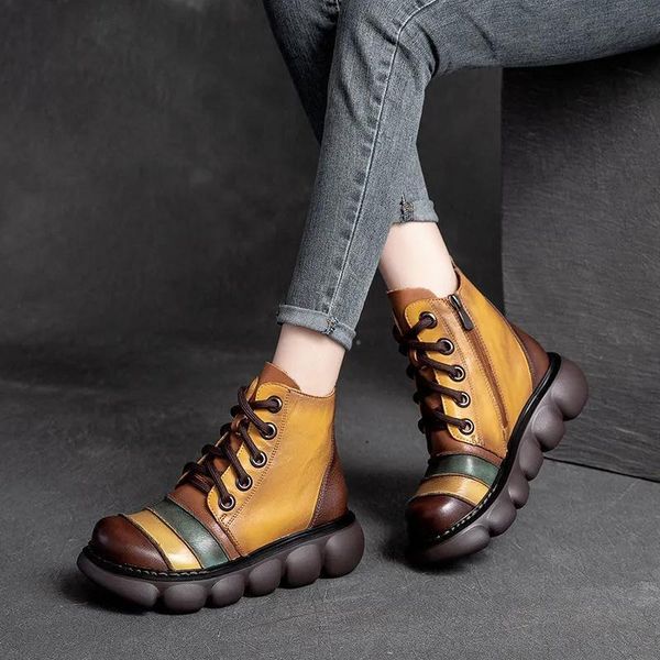 boots women ankle pu striped patchwork fashion retro color zipper round toe female high heels platform shoes, Black
boots women ankle pu striped patchwork fashion retro color zipper round toe female high heels platform shoes, Black