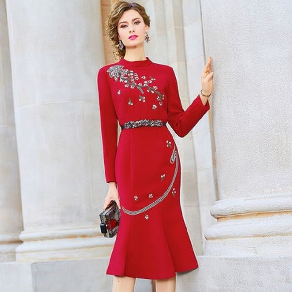 casual dresses solid retro trumpet embroidered dress women winter autumn style celebrities medium length patchwork fishtail skirt plus x2nh, Black;gray
casual dresses solid retro trumpet embroidered dress women winter autumn style celebrities medium length patchwork fishtail skirt plus x2nh, Black;gray