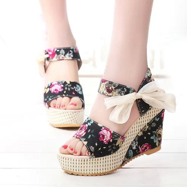 dress shoes women sandals slik bow slippers slides platform wedges summer ladies flip flops open toe high heels sandalias mujer, Black
dress shoes women sandals slik bow slippers slides platform wedges summer ladies flip flops open toe high heels sandalias mujer, Black