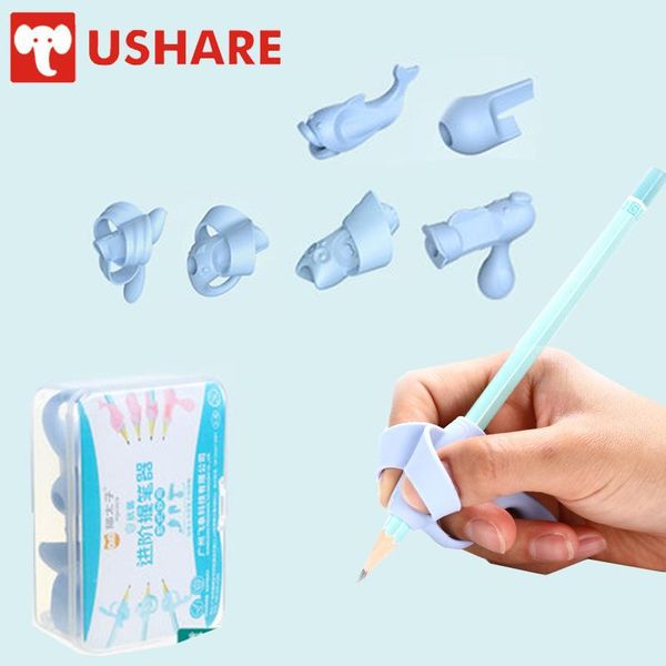 refills ushare 4pcs pencil holder siliconce safety pen grip set kids learning stationery children writing guide and correction, Black;red
refills ushare 4pcs pencil holder siliconce safety pen grip set kids learning stationery children writing guide and correction, Black;red