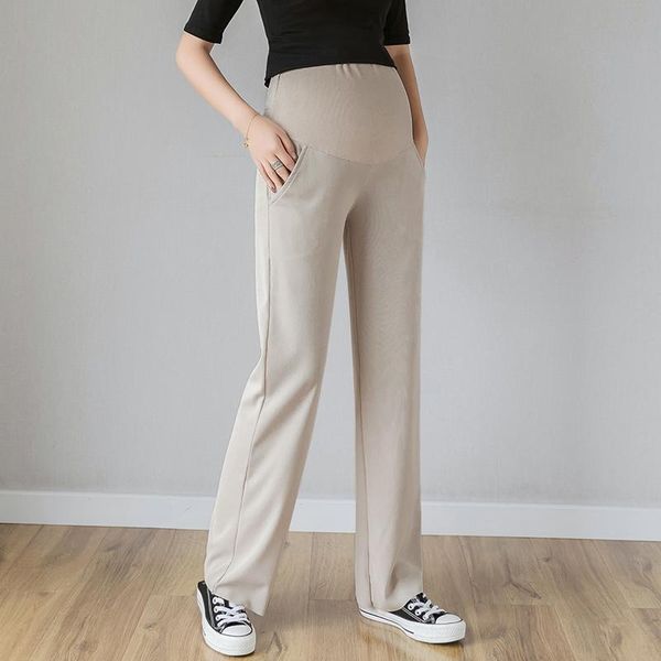 fashion pregnant women trousers spring loose pants wide legs maternity straight office lady elegant leggings thin bottoms, White
fashion pregnant women trousers spring loose pants wide legs maternity straight office lady elegant leggings thin bottoms, White