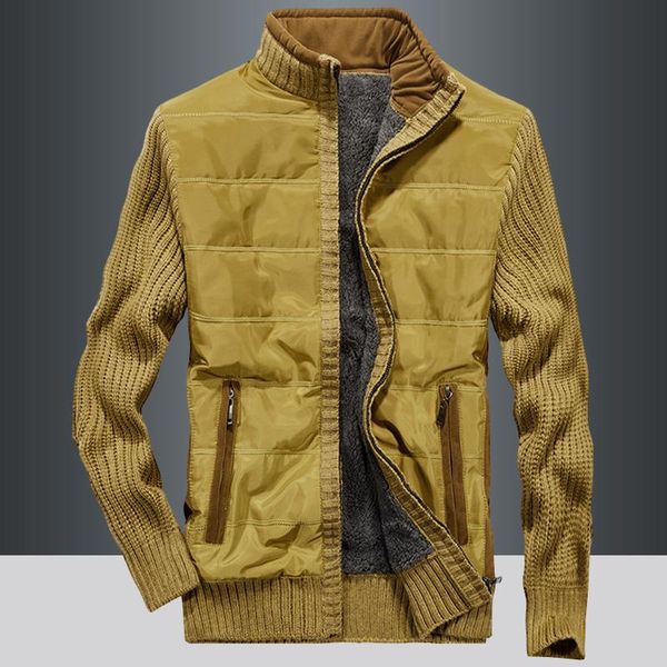 men's sweaters men sweater coat cardigan zipper 2021 winter trend plus velvet keep warm male thermal pocket thick m68, White;black
men's sweaters men sweater coat cardigan zipper 2021 winter trend plus velvet keep warm male thermal pocket thick m68, White;black