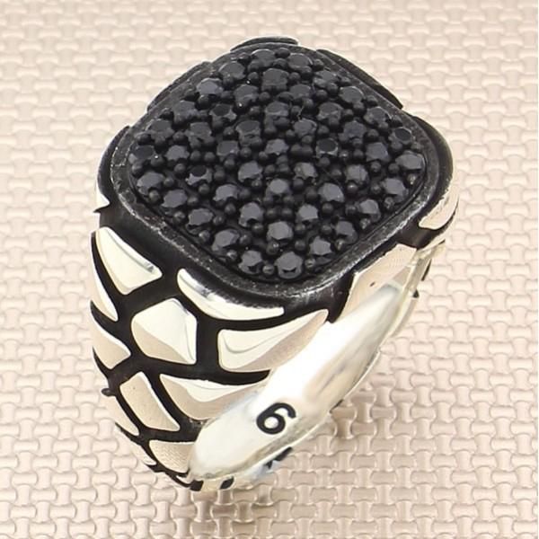 men silver ring with rectangle mini black onyx stone made in turkey solid 925 sterling cluster rings, Golden;silver
men silver ring with rectangle mini black onyx stone made in turkey solid 925 sterling cluster rings, Golden;silver