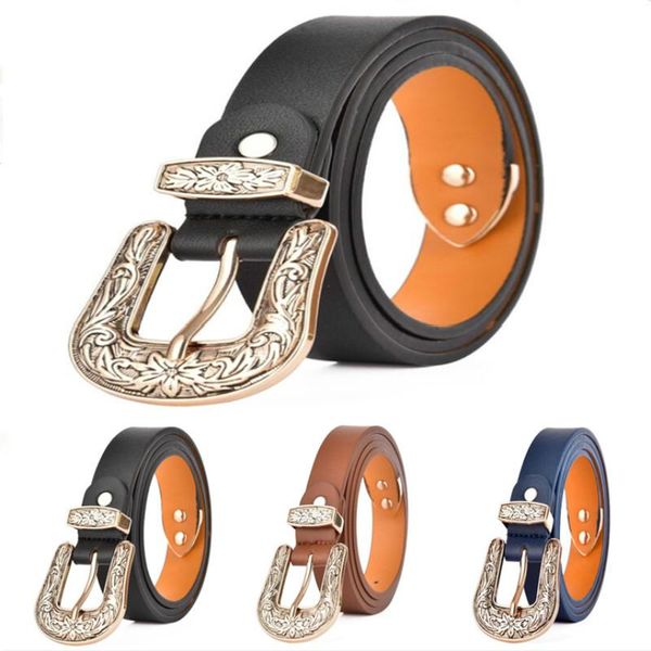 belts stylish carved three-piece buckled head belt decorated casual women's luxury designers women, Black;brown
belts stylish carved three-piece buckled head belt decorated casual women's luxury designers women, Black;brown
