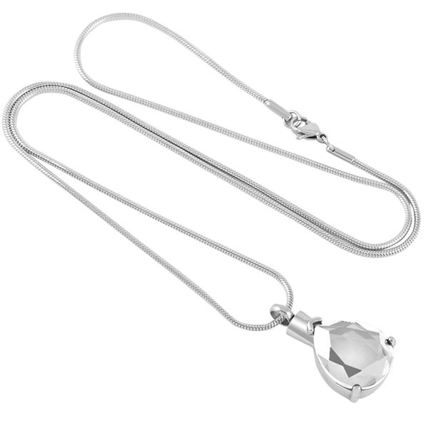 wholesale drop shape cremation urn pendant, bone keepsake jewelry, ashes pendant souvenir with filling kit to commemorate the deceased, Silver
wholesale drop shape cremation urn pendant, bone keepsake jewelry, ashes pendant souvenir with filling kit to commemorate the deceased, Silver