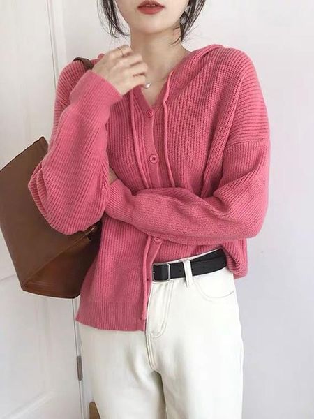 women's knits & tees 2021 womens clothes spring autumn hoodies knitted cardigan loose sweater solid color casual knit coat sueters de, White
women's knits & tees 2021 womens clothes spring autumn hoodies knitted cardigan loose sweater solid color casual knit coat sueters de, White