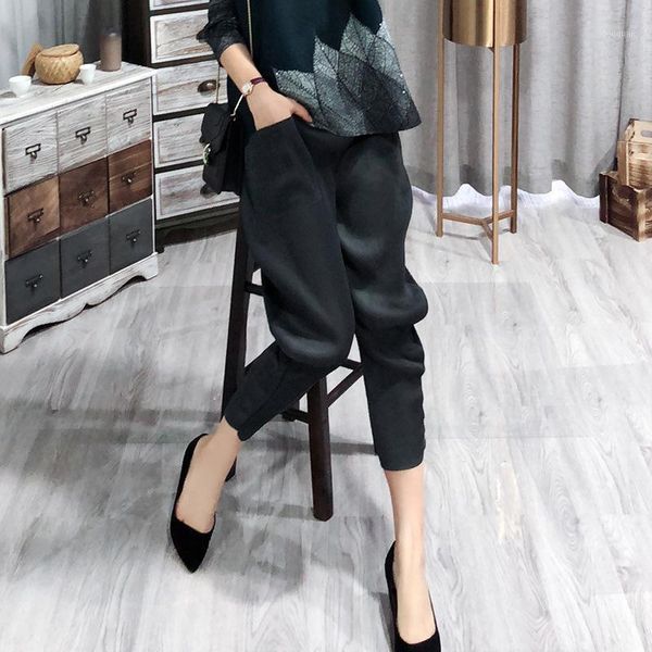women's pants & capris lanmrem 2021 spring and summer fashion pleated vintage clothes slim full length high waist wk68502, Black;white
women's pants & capris lanmrem 2021 spring and summer fashion pleated vintage clothes slim full length high waist wk68502, Black;white