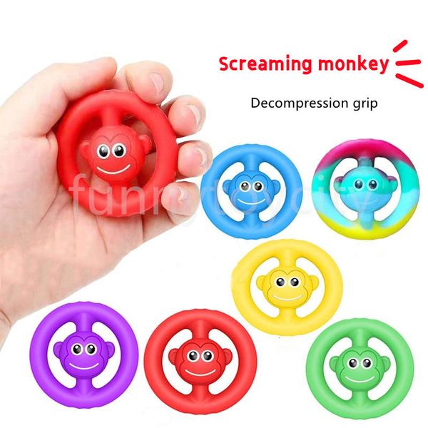 fidget toys screaming monkey silicone phonation grip toy exercise finger strength children's toy decompression artifact rehabilitation
fidget toys screaming monkey silicone phonation grip toy exercise finger strength children's toy decompression artifact rehabilitation