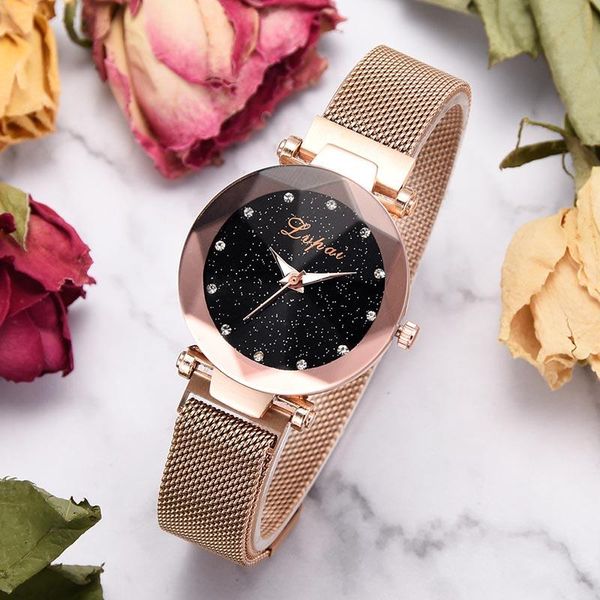 wristwatches relogio masculino women starry sky masonry watch lady mesh magnet strap buckle luxury watch@88, Slivery;brown
wristwatches relogio masculino women starry sky masonry watch lady mesh magnet strap buckle luxury watch@88, Slivery;brown