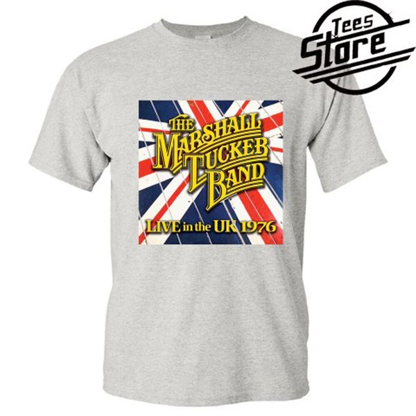 new the marshall tucker band live in uk 1976 men's grey t-shirt size s-3xl, White;black
new the marshall tucker band live in uk 1976 men's grey t-shirt size s-3xl, White;black