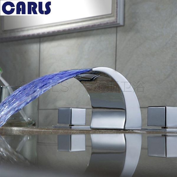 bathroom sink faucets led temperature control faucet, washbasin pan, all copper and cold waterfall, three sets of basin luminous faucet
bathroom sink faucets led temperature control faucet, washbasin pan, all copper and cold waterfall, three sets of basin luminous faucet