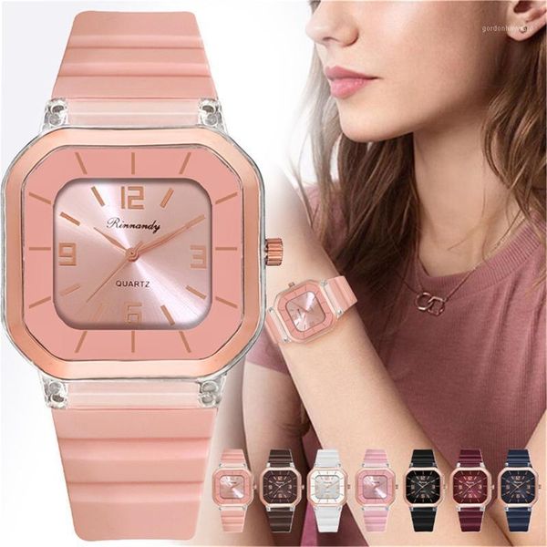 wristwatches fashion silicone jelly women watches waterproof sport watch for men reloj digital mujer relogio feminino ladies clock, Slivery;brown
wristwatches fashion silicone jelly women watches waterproof sport watch for men reloj digital mujer relogio feminino ladies clock, Slivery;brown
