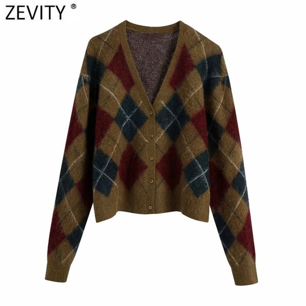 women vintage v neck geometric pattern cardigan knitting sweater ladies chic single breasted casual retro s498 210420, White;black
women vintage v neck geometric pattern cardigan knitting sweater ladies chic single breasted casual retro s498 210420, White;black