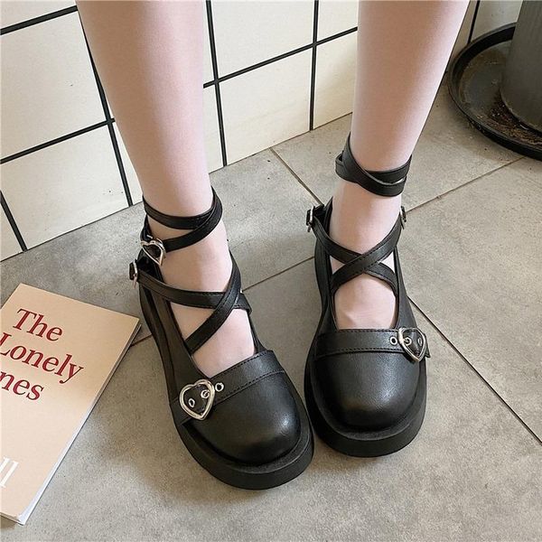dress shoes 2021 women's sweet lolita thick-soled round toe thick heels cross-lace single casual, Black
dress shoes 2021 women's sweet lolita thick-soled round toe thick heels cross-lace single casual, Black