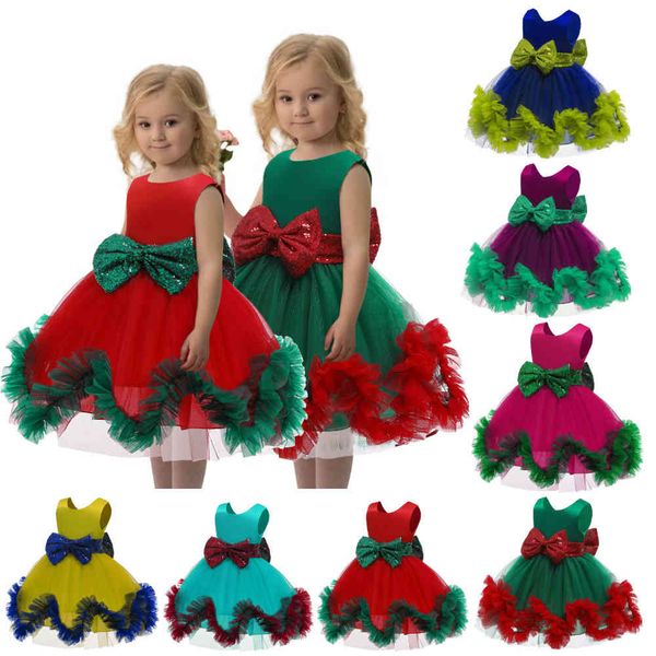 premium 70% off children's dress children's princess dress christmas dressds, White
