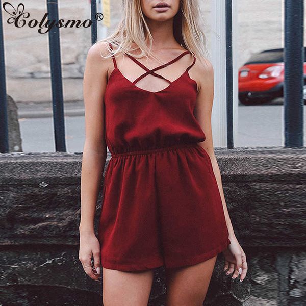 colysmo summer playsuits v-neck hollow out sleeveless backless jumpsuit beach casual loose rompers black overalls 210527, Black;white
colysmo summer playsuits v-neck hollow out sleeveless backless jumpsuit beach casual loose rompers black overalls 210527, Black;white
