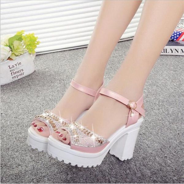 summer thick-soled sandals female diamond fish mouth thick bottom sponge cake waterproof platform with high sandalias, Black
summer thick-soled sandals female diamond fish mouth thick bottom sponge cake waterproof platform with high sandalias, Black
