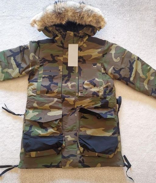 winter outdoor leisure sports canada down jacket white duck windproof parker warm wolf fur stylish classic adventure camouflage clothing, Black
winter outdoor leisure sports canada down jacket white duck windproof parker warm wolf fur stylish classic adventure camouflage clothing, Black