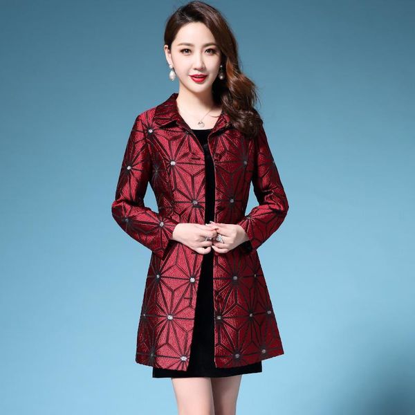 women's trench coats 2021 autumn winter slim diamond chinese vintage coat women for windbreaker plus size -5xl, Tan;black
women's trench coats 2021 autumn winter slim diamond chinese vintage coat women for windbreaker plus size -5xl, Tan;black