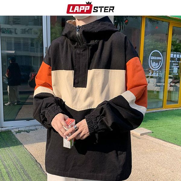 men's jackets lappster men harajuku streetwear baseball varsity jacket 2021 mens japanese patchwork zip up male y2k kpop causal, Black;brown
men's jackets lappster men harajuku streetwear baseball varsity jacket 2021 mens japanese patchwork zip up male y2k kpop causal, Black;brown