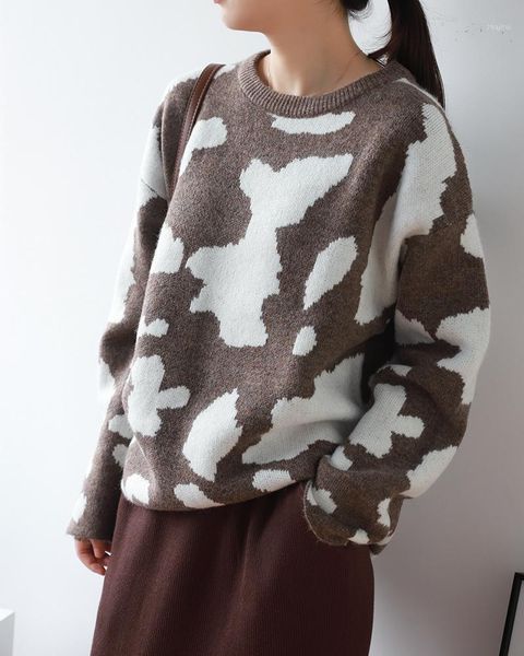 women's sweaters 2021 autunm pullover sweater women o neck loose lady jumper knit print batwing long sleeve casual female pull femme, White;black
women's sweaters 2021 autunm pullover sweater women o neck loose lady jumper knit print batwing long sleeve casual female pull femme, White;black