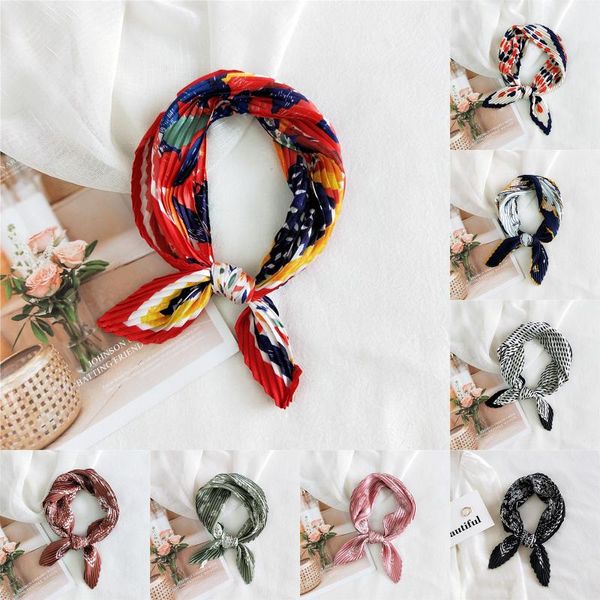 scarves square silk scarf women's fashion crinkle printed small head neck tie headscarf kerchief female bandana shawl accessories, Blue;gray
scarves square silk scarf women's fashion crinkle printed small head neck tie headscarf kerchief female bandana shawl accessories, Blue;gray