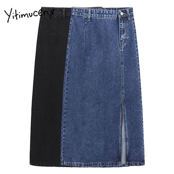 skirts yitimuceng button side split skirt women high waist mini a-line solid 2021 summer korean office lady fashion, Black
skirts yitimuceng button side split skirt women high waist mini a-line solid 2021 summer korean office lady fashion, Black