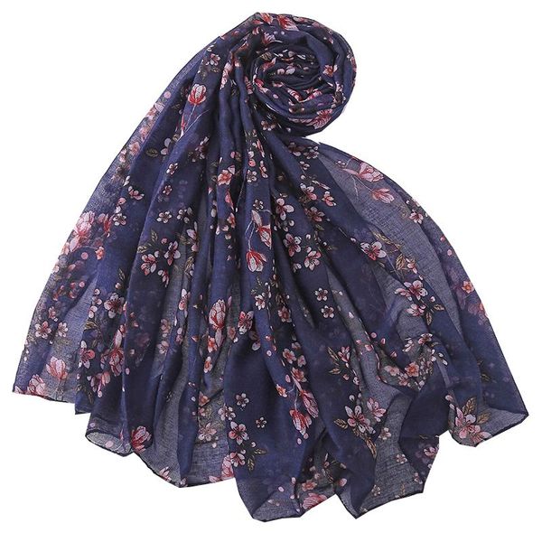 women spring autumn scarf fashion balinese scarves shawls and wraps lady foulard flower hijab stoles, Blue;gray
women spring autumn scarf fashion balinese scarves shawls and wraps lady foulard flower hijab stoles, Blue;gray