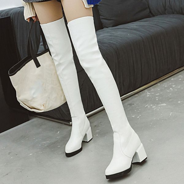 over the knee fashion white black dance party fetish long shoes winter thigh high boots women large size 81al
over the knee fashion white black dance party fetish long shoes winter thigh high boots women large size 81al