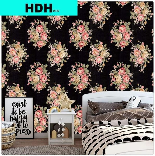 wallpapers hdhome floral peel and stick wallpaper black/pink flower self adhesive removable waterproof easy to use for bedroom
wallpapers hdhome floral peel and stick wallpaper black/pink flower self adhesive removable waterproof easy to use for bedroom