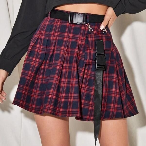 skirts fashion women summer plaid pleated skirt female mini a-line girls with belt, Black
skirts fashion women summer plaid pleated skirt female mini a-line girls with belt, Black