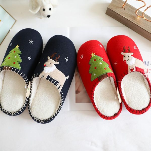 winter christmas tree elk lovers home shoes good quality foreign trade warm indoor men women's female slippers, Black
winter christmas tree elk lovers home shoes good quality foreign trade warm indoor men women's female slippers, Black