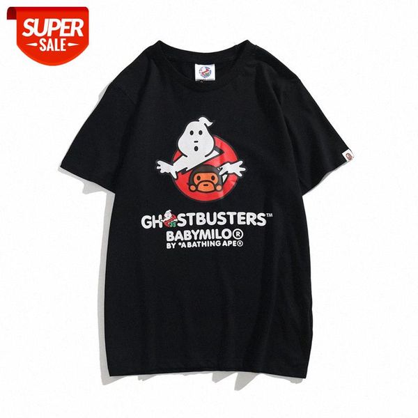 men's and women's couple wear round neck pullover ghostbusters 35 weeks commemorative t-shirt short sleeves #j460, White;black
men's and women's couple wear round neck pullover ghostbusters 35 weeks commemorative t-shirt short sleeves #j460, White;black